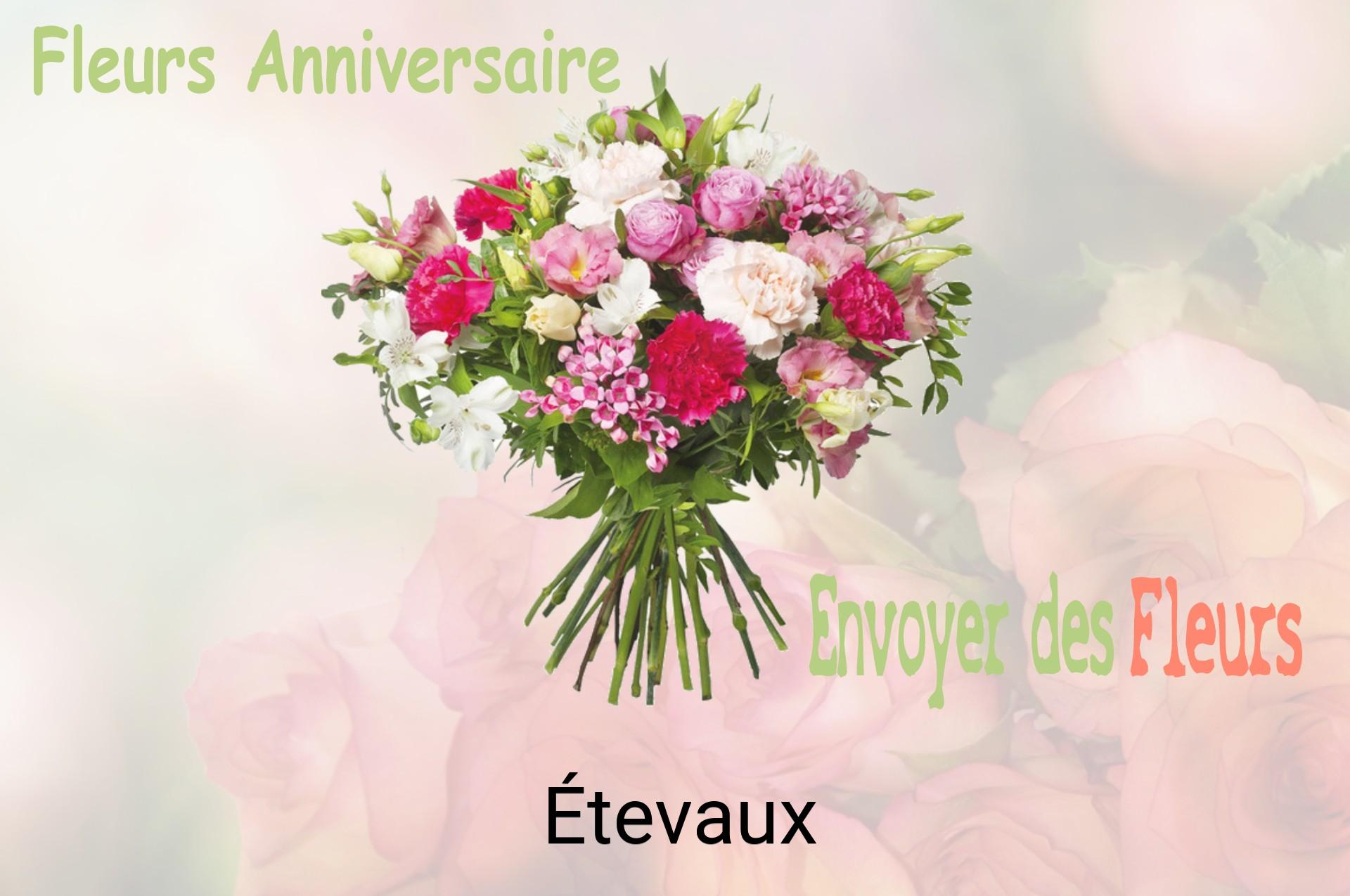 Bouquet de fleurs d’anniversaire livré à Étevaux