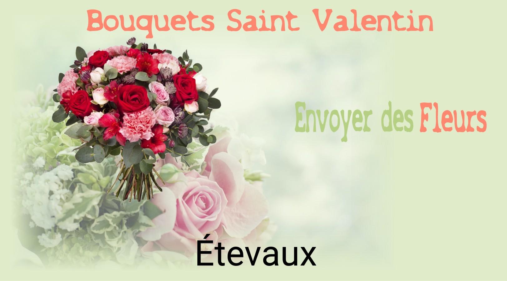 Roses de Saint-Valentin livrées à Étevaux